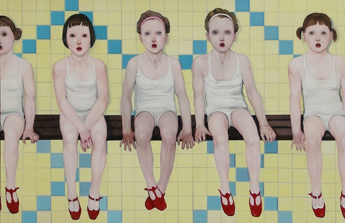 Biljana Djurdjevic - Children on Tiles